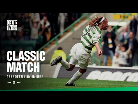 Classic Match: Celtic 7-0 Aberdeen (16/10/99) | Larsson & Viduka Run Riot!