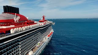 Virgin Voyages Mediterranean Itinerary | Scarlet Lady Arrives in Rome (Civitavecchia), Italy [4K]