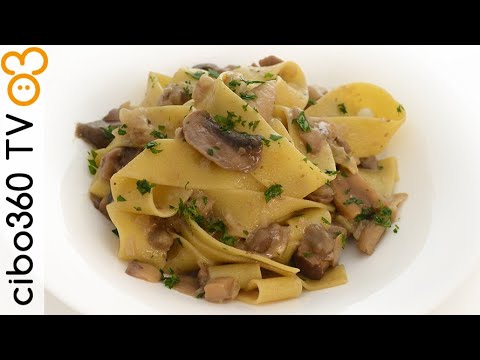 Pappardelle ai funghi surgelati (senza panna)