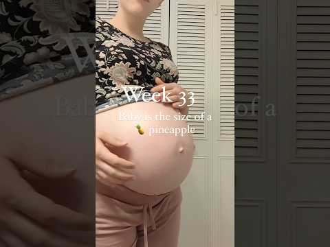 33 weeks pregnant baby development
