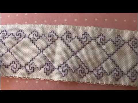 Cenefa Bordada para Juego de Cama 1ªParte