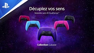Manette sans fil DualSense | Nouveaux coloris Starlight Blue, Galactic Purple et Nova Pink | PS5