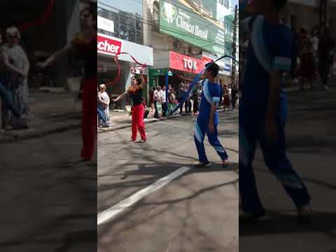 Balizadores Gustavo Segheto e Welinton Machado Banda Escosesa de Erechim / desfile sivico