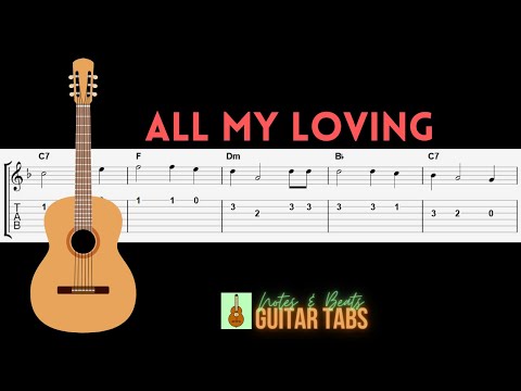 The Beatles- All My Loving GUITAR TAB