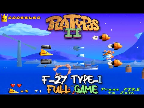 PLATYPUS 2 - Gameplay Walkthrough FULL GAME (F-27 TYPE-1) 1080P 60FPS