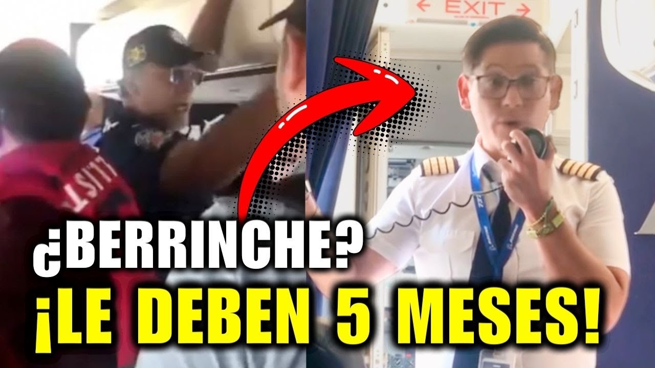 Un PILOTO RETUVO su AVIÓN en el AEROPUERTO de la CIUDAD DE MÉXICO porque no le han PAGADO en 5 MESES