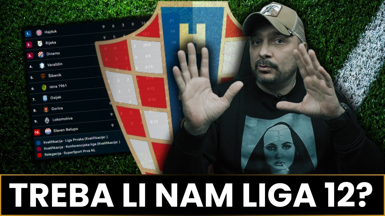 TREBA LI HRVATSKA NOGOMETNA LIGA 12 KLUBOVA? NEKI MISLE DA TREBA...