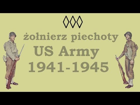 infantry soldier of the US Army 1941-1945