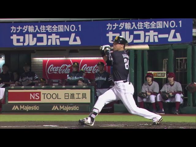 【6回表】鷹の打撃職人復活‼ ホークス・長谷川勇 逆方向への勝ち越し2ランホームラン‼ 2019/7/21 E-H