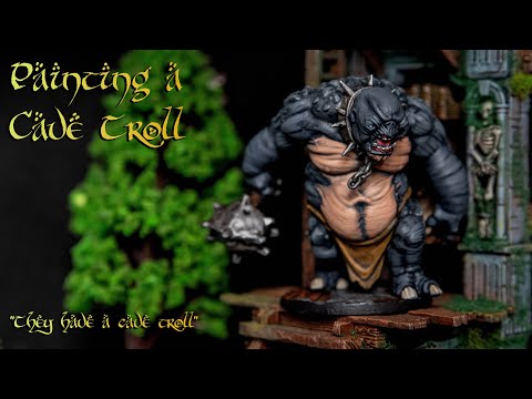 They have a CAVE TROLL | Bite the Bullet 3D sculpted print.