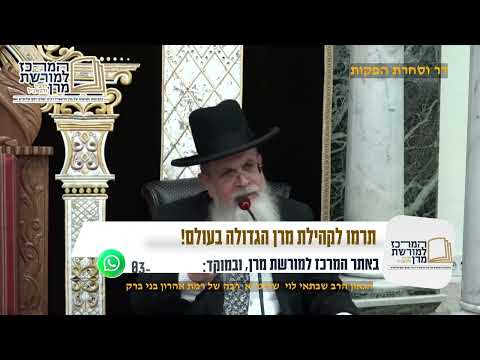 "גדול הדור יודע מה הוא אומר, לא כל דבר הוא חילול ה'" - הרב שבתי לוי בלוויין - מוצ"ש פנחס תשפ"ו