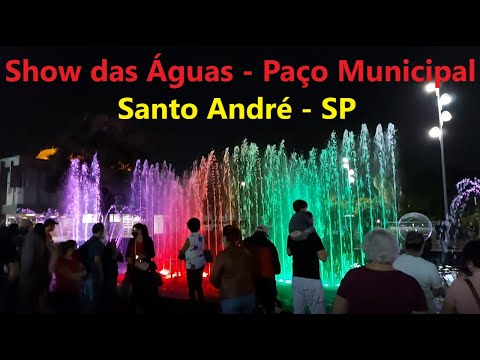 Natal Solidário 2021 - Show das Águas - Paço Municipal de Santo André - SP