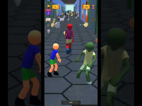 Playing Hallway Hustle with Scavenger Hunt #indiegame #gamedev