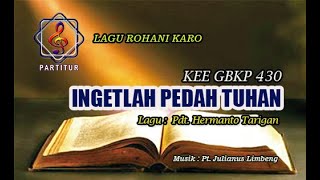 KEE GBKP 430 - INGETLAH PEDAH TUHAN