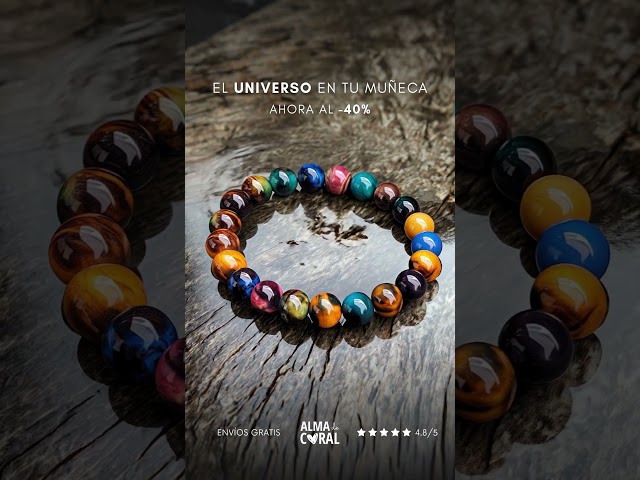 Vídeo relacionado con Pulsera Piedras Naturales mujer con Ojo de Tigre piedra natural, Amatista y Turmalina Negra, diseño Mal de Ojo ajustable, Accesorio unisex, Regalo cumpleaños, Pulseras de Moda, diseño Cinco Piedras