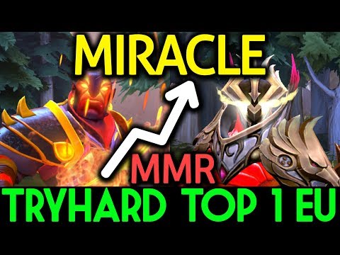 Miracle- TryHard Top 1 EU | 2 Games Sven & Ember Spirit Dota 2