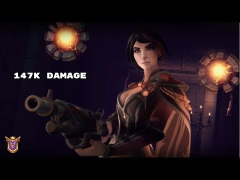 Paladins Ranked Vivian VS triple tank | 147K damage in 8 min