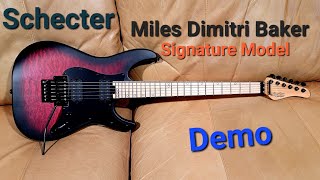 Video thumbnail for Schecter, Miles Dimitri Baker signature guitar Demo by Chris Tompkins