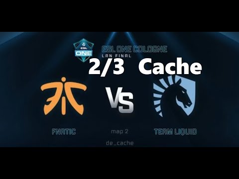 Fnatic vs Team Liquid - 2/3 Cache. Мажор ESL One Cologne 2016. Playoff 1/2 Стадия. CS:GO