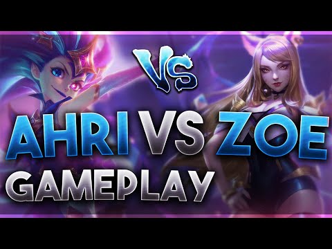 SEASON 11 Ahri vs Zoe Full Gameplay - LegitKorea