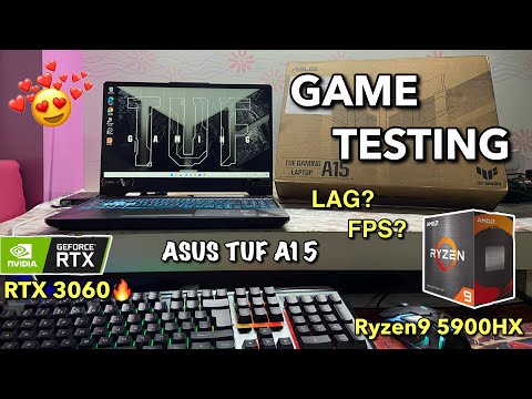 Valorant Game Test in Ryzen9 5900HX 3060🔥 FPS? ASUS TUF A15