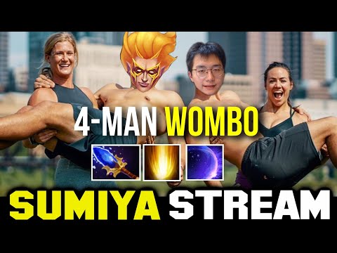 Girl Party 4-Man Cataclysm Wombo Combo | Sumiya Invoker Stream Moment 3615