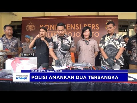 POLRES MOJOKERTO TANGKAP PRODUSEN UANG PALSU