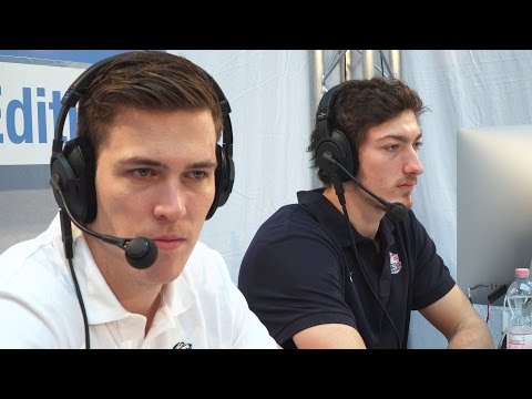 Reto Schäppi und Fabrice Herzog zu Gast an der Berufsmesse