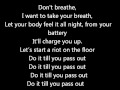 Chris Brown FT Eva Simmons - Pass out (Lyrics ...