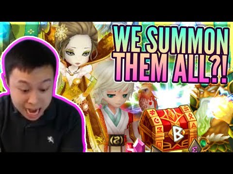 We SUMMON Every NAT 5 Stripper?! - SOO Many NAT 5s! / OP Rune Packs! - Summoners War