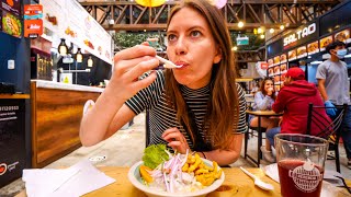Epic PERUVIAN FOOD Tour in Lima: Eating at 3 Food Markets in MIRAFLORES! 🇵🇪🥘