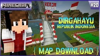 HUT RI KE-71! w/ Nyanyang - Minecraft Survival Indonesia #20 [Map Download]