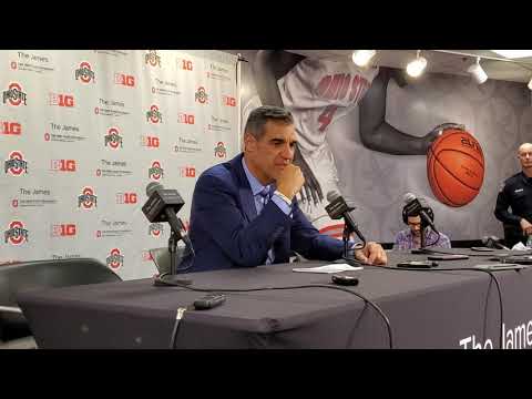 Villanova head coach Jay Wright following a loss to Ohio State