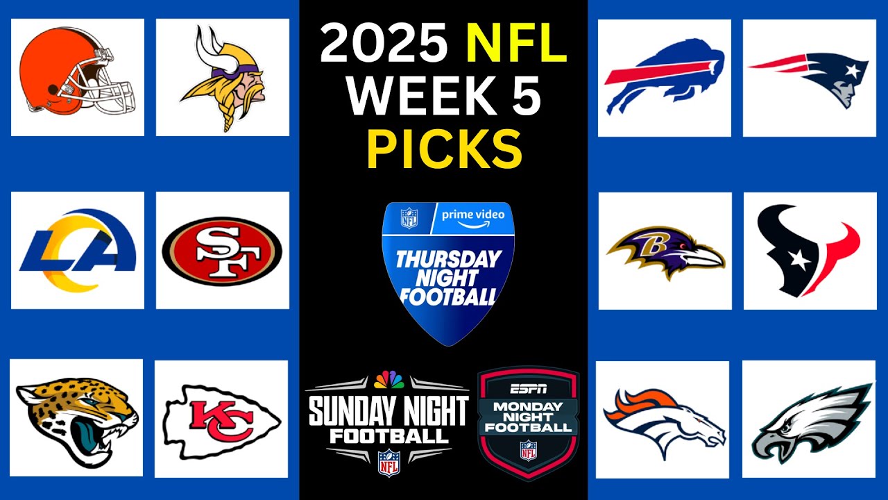 2025 NFL WEEK 5 GAME PICKS - FULL WEEK PREDICTIONS