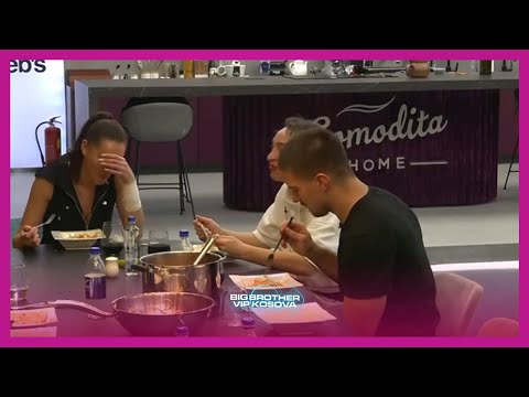 "Ta ha gojën", Andi e ngacmon Gresën - Big Brother VIP Kosova
