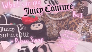 🎀✨ What’s in my #Juicy Bag #Collab + Purse Swap 👛💕