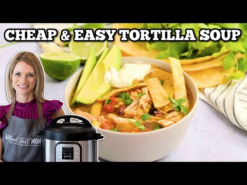 Instant Pot Chicken Tortilla Soup - Restaurant-Quality in 30 Minutes!