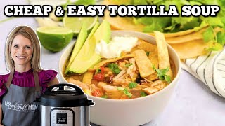 Instant Pot Chicken Tortilla Soup - Restaurant-Quality in 30 Minutes!