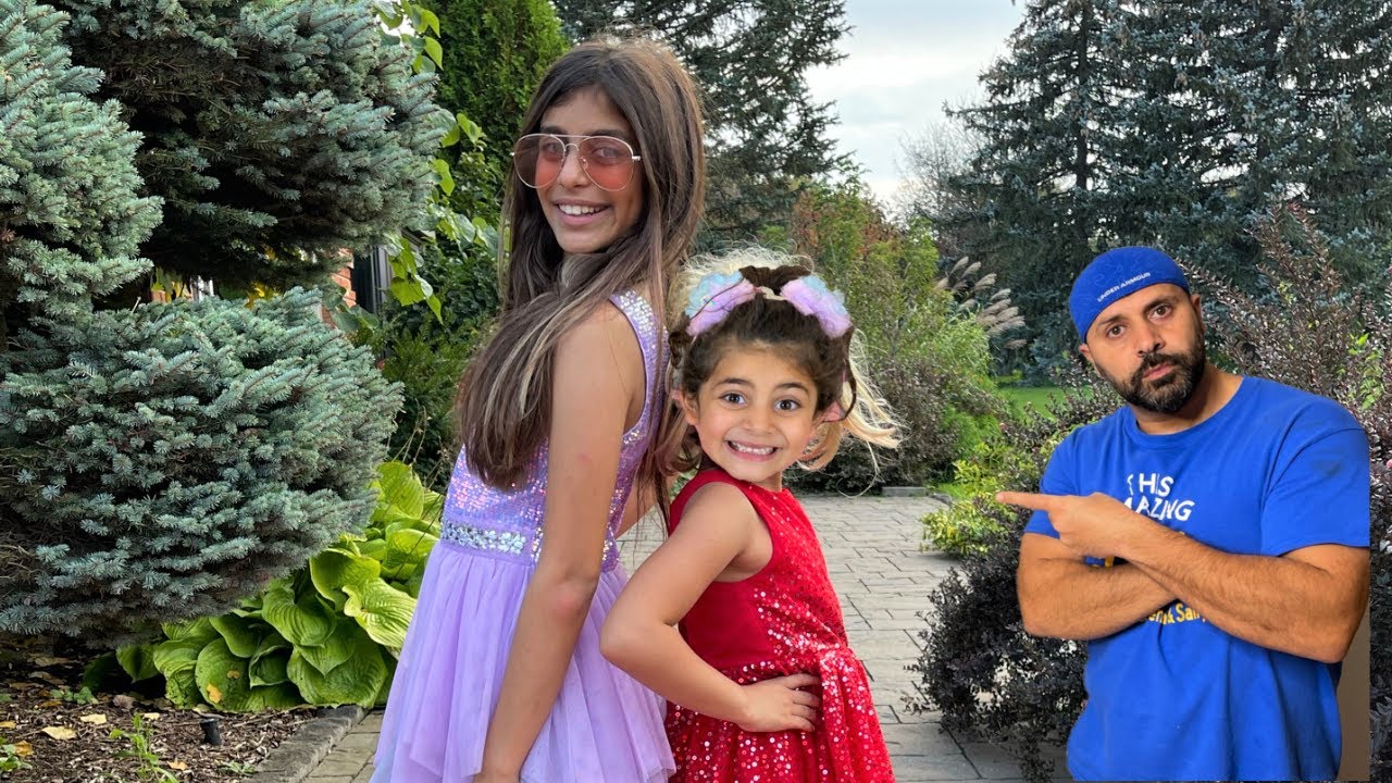 Deema and Sally Pretend Play as Grownup Adults/ Funny Children Stories