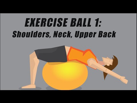 chest stretch on stability ball
