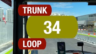 Go-Ahead Trunk 34 | Bus Service Route Visual