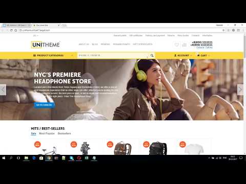 UniTheme - using Search motivating addon
