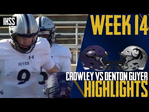Epic High School Football Playoff: Denton Guyer vs. Crawley Eagles Highlights