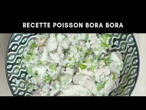 Recette poisson cru à la tahitienne