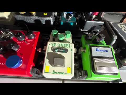 Boss LS 2 over Dept. 10, Tube Screamers (A) & Clean Crunch Glassy AMT SS-20 (B)