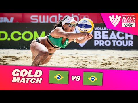 Duda/Ana Patrícia vs. Barbara/Carol - Gold Match  Highlights Gstaad 2022 #BeachProTour