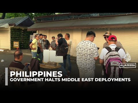 Philippines halts Middle East deployments as thousands of seafarers stranded near Strait of Hormuz