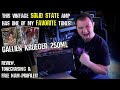 Gallien Krueger 250ML Secret Metal Tone LEGEND Review FREE NAM Profiles