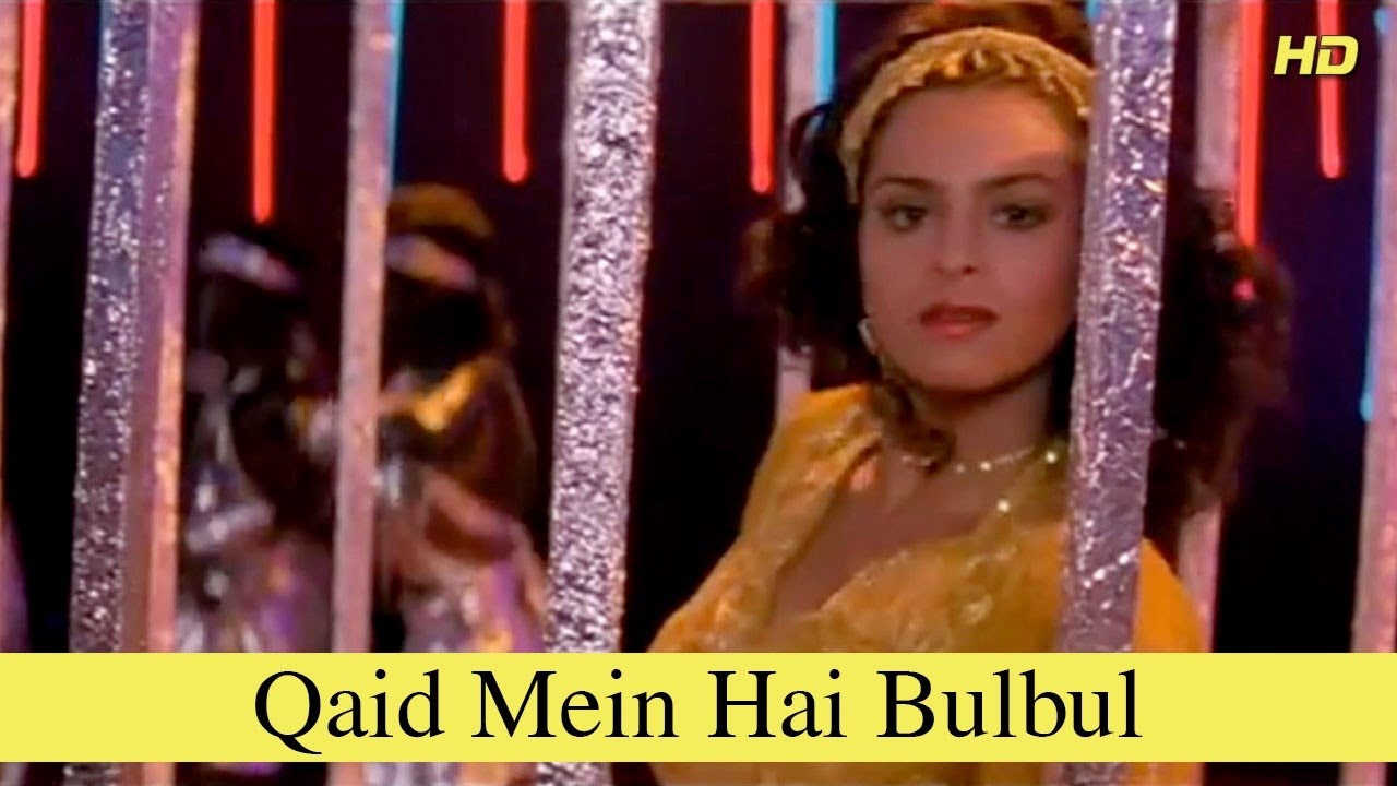 Qaid Mein Hai Bulbul Lyrics | Juaari | Kavita Krishnamurthy | Bappi Lahiri