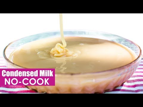 Homemade Condensed Milk NO-COOK | How to Make Condensed Milk at Home QUICK & EASY